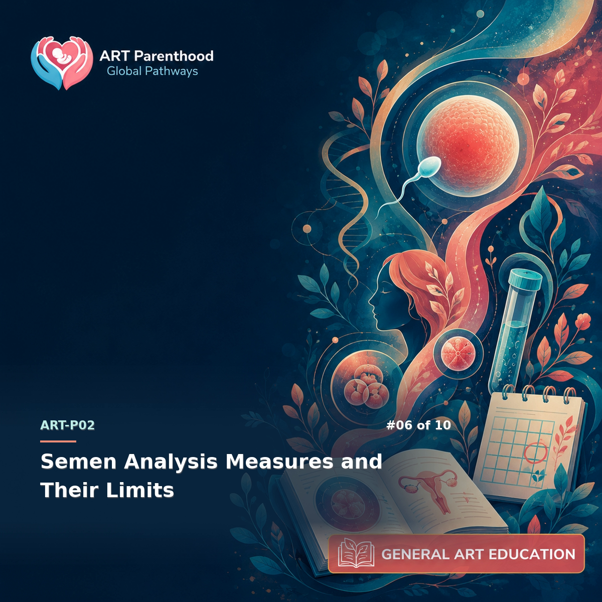 General ART Education education card for ART-LP02-06: Semen Analysis Measures and Their Limits.